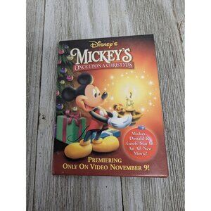 Disneys Mickeys Once Upon A Christmas Pin - Collectible Disney Pinback